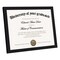 8.5x11 Picture Frame Certificate Document Frame with High Definition Glass,5 Pack Diploma Frames for Wall and Tabletop,Black